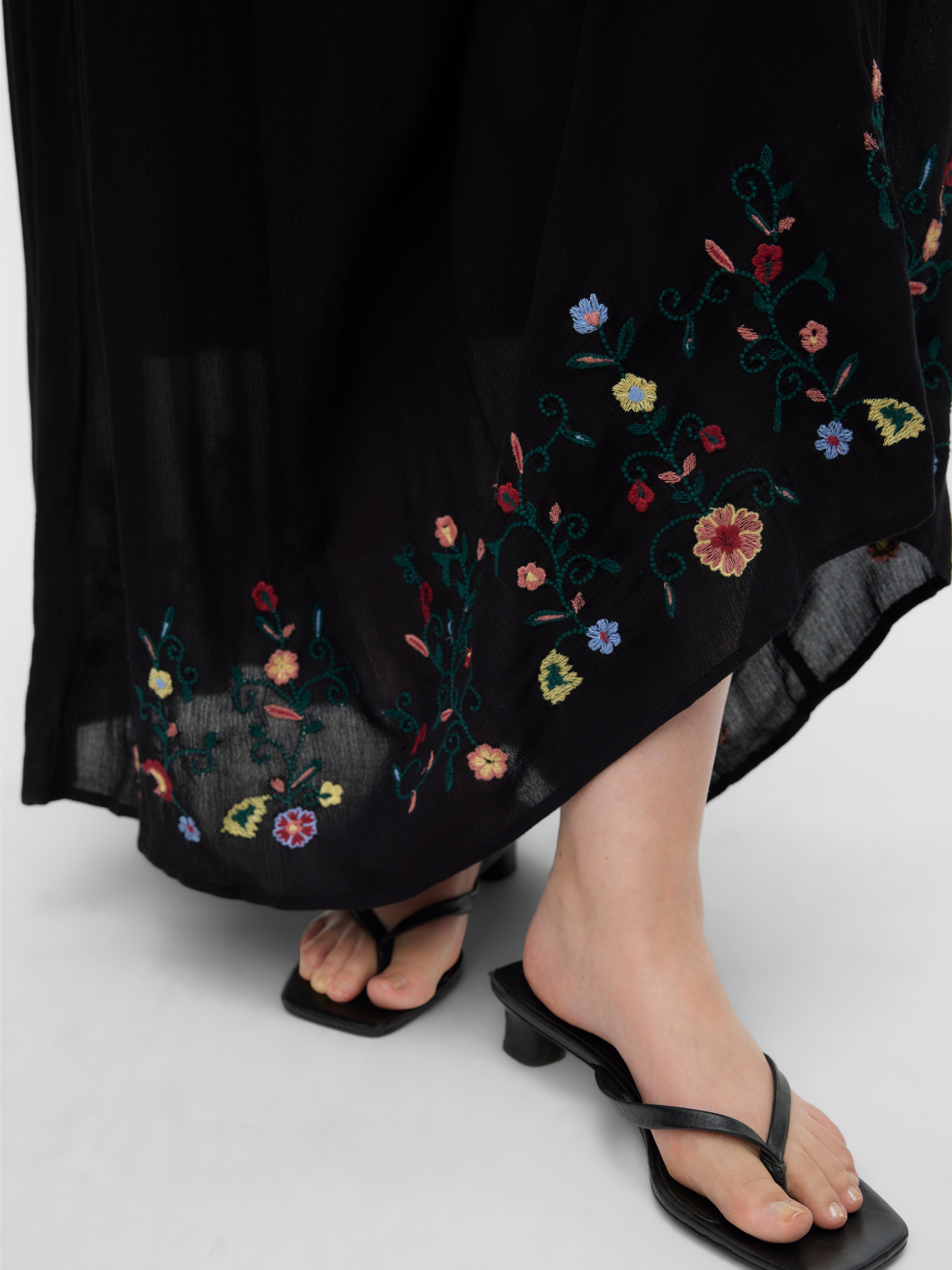 VMSINA Hohe Taille Langer Rock