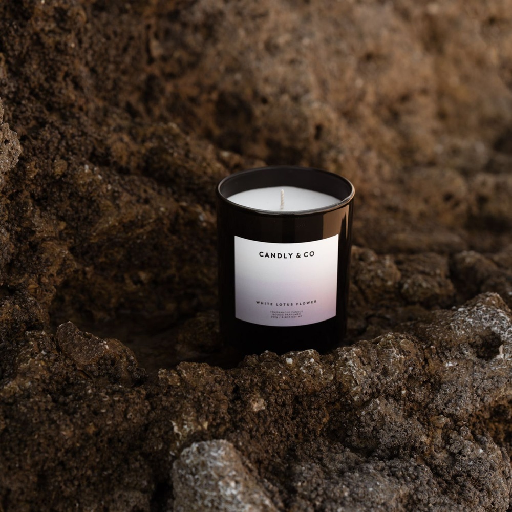 candly&co Bougie No.8 Fleur de Lotus Blanc / Musc Bougie