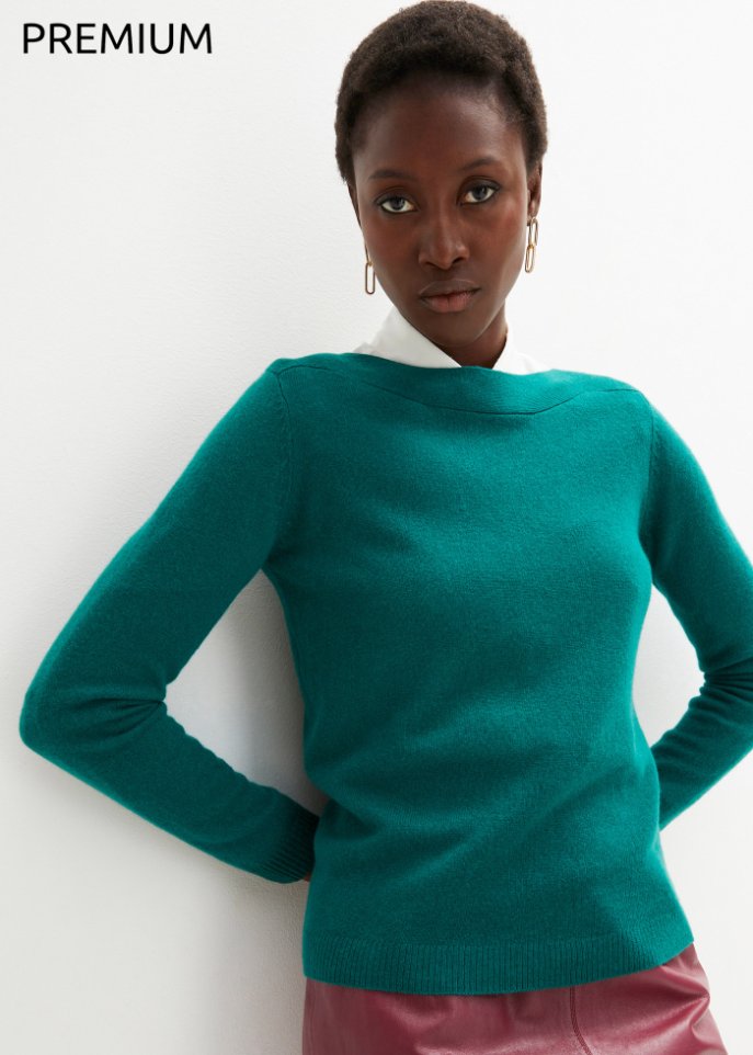 Wollpullover mit Good Cashmere Standard®-Anteil