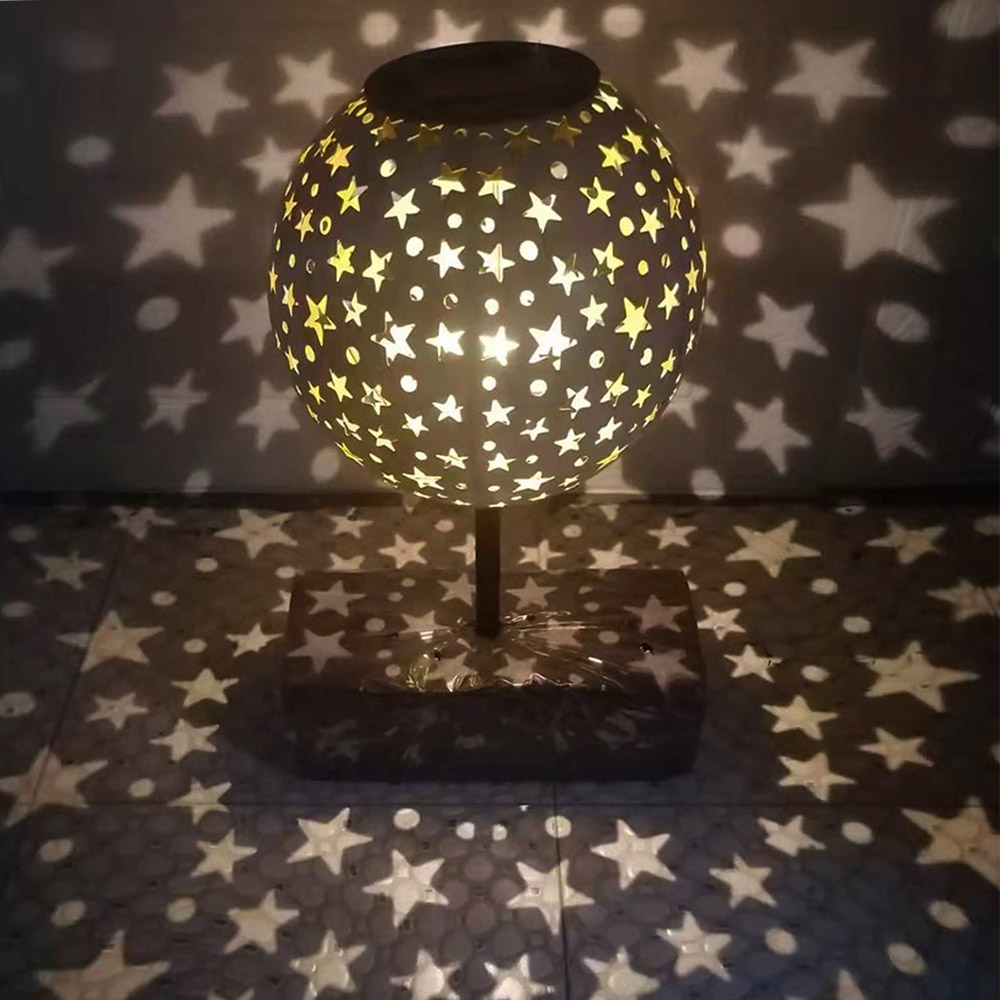 EZSolar LED-Solar-Gartenkugel 