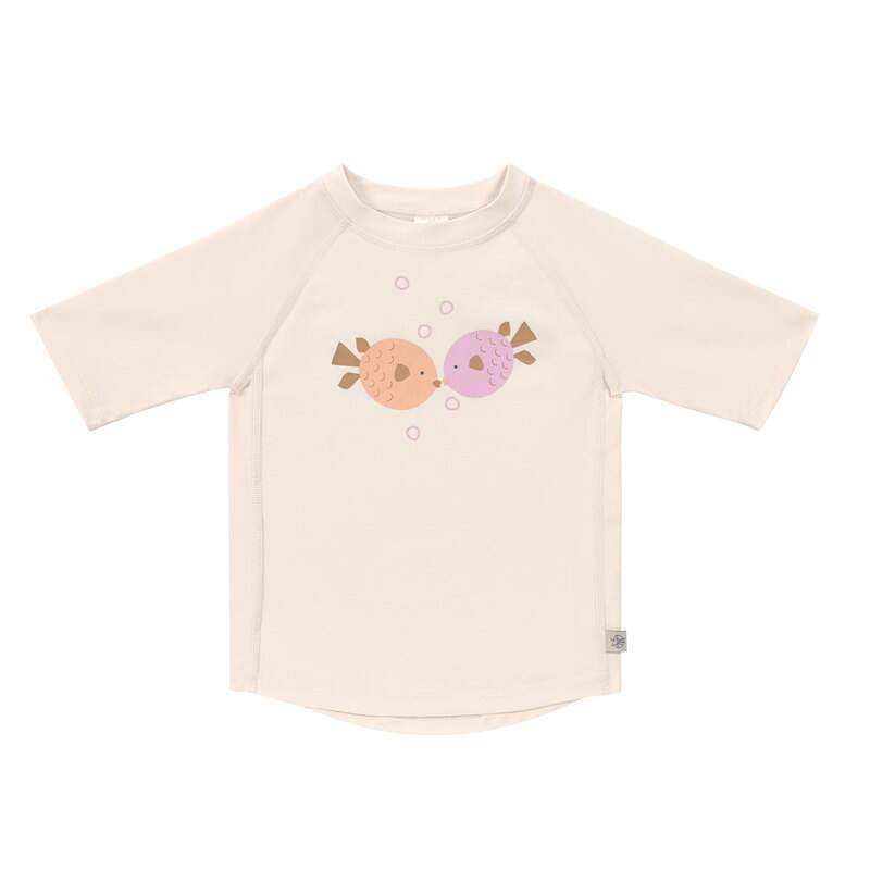 T-shirt anti-UV manches courtes 3-6 mois poisson blanc cassé Lässig