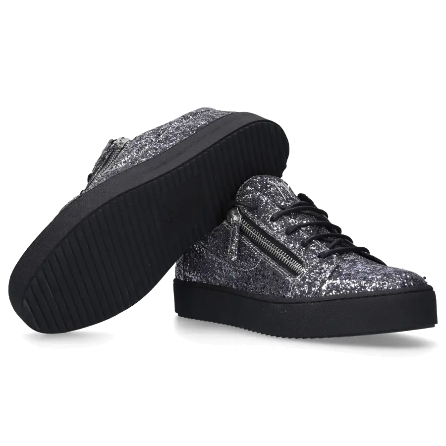 Giuseppe Zanotti - Sneaker low FRANKE Glitter - grau