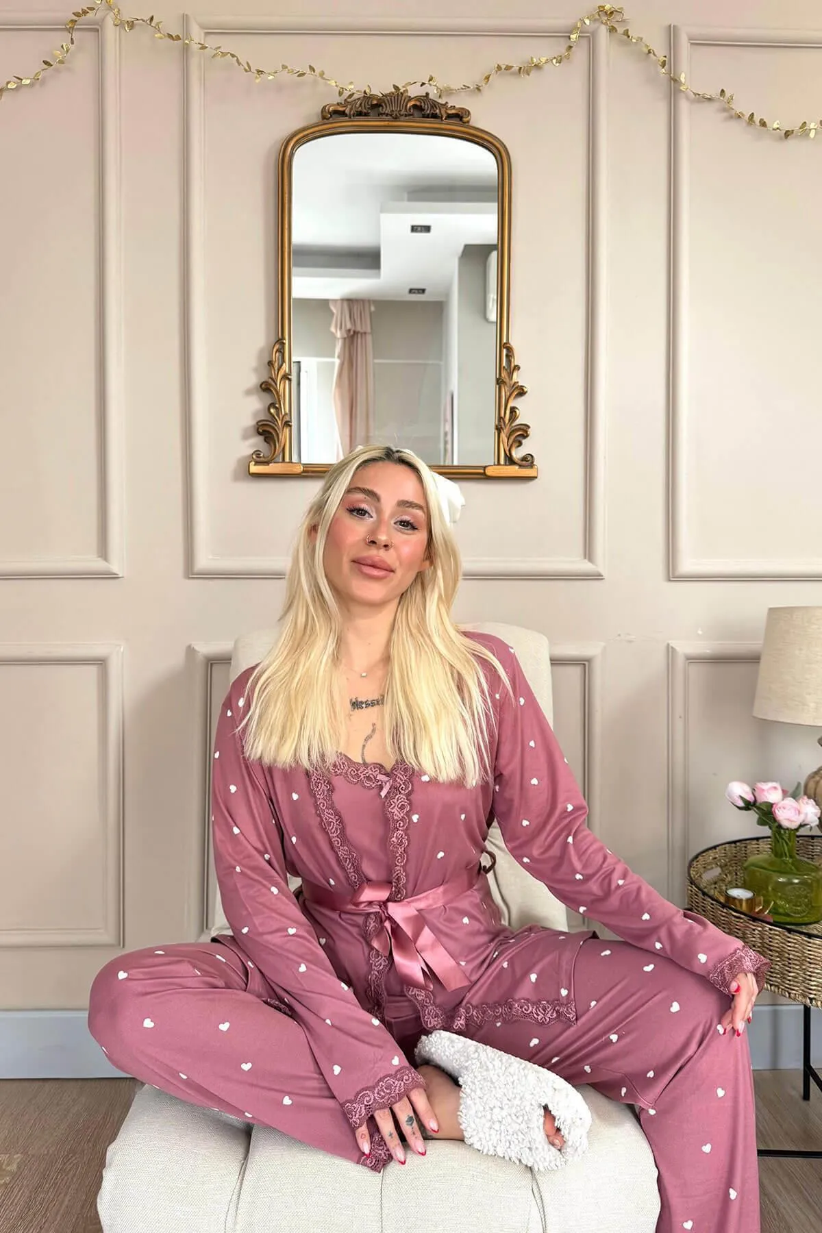 Pijamaevi  Pyjama set - Rosa - Muster