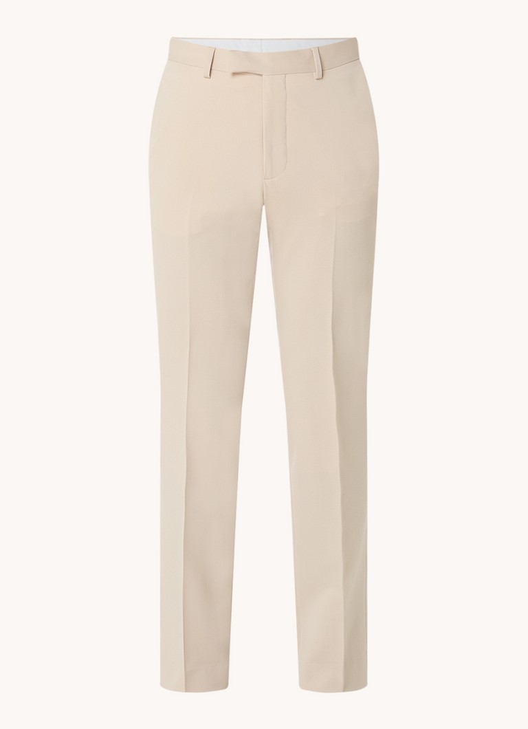Sandro slim-fit trousers in virgin wool blend with side pockets