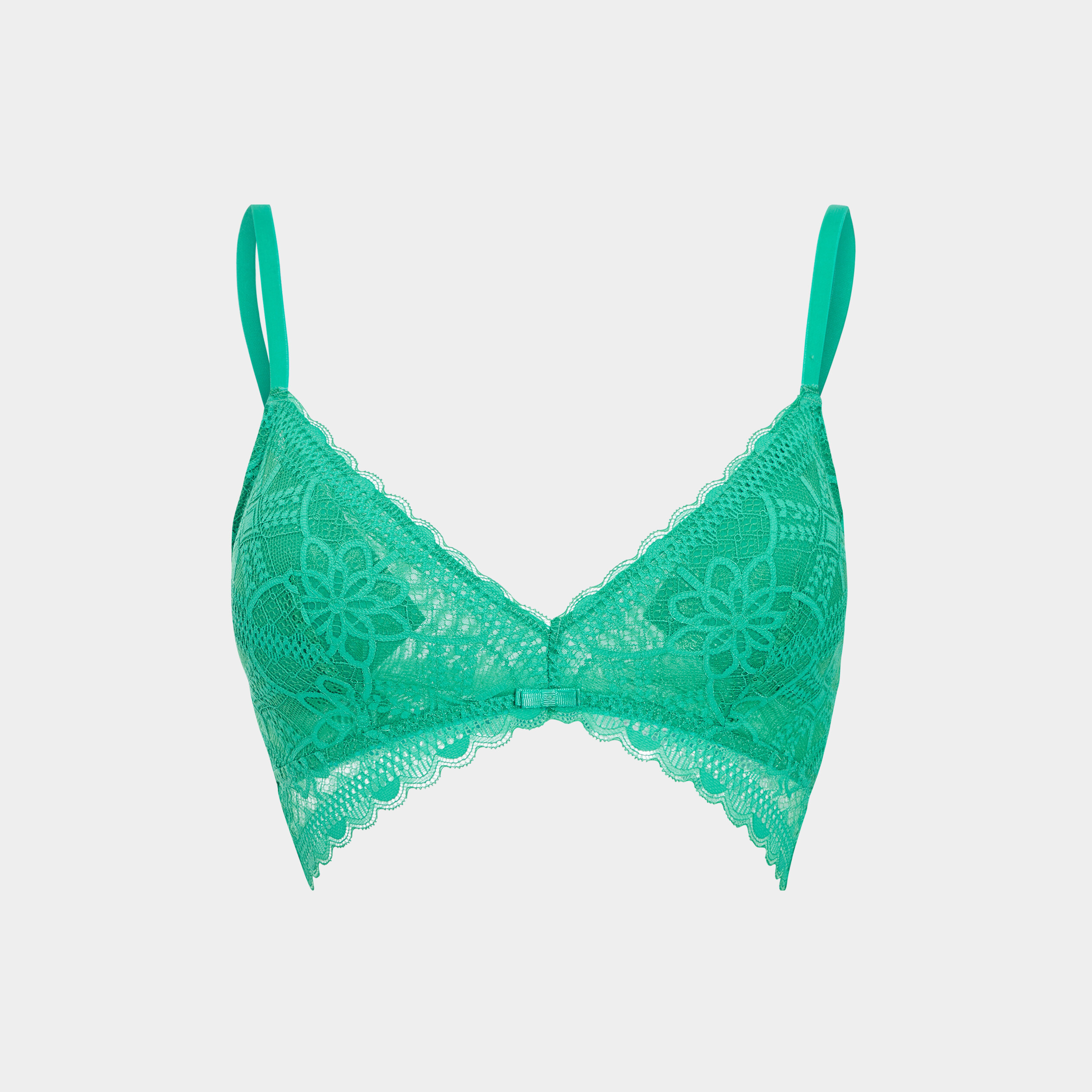 Soutien-gorge triangle padded amovibles vert menthe femme | La Halle