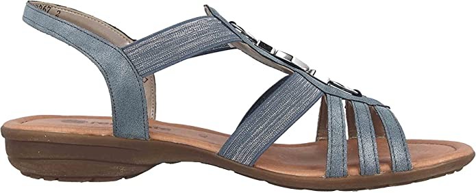 REMONTE Klassische Sandalen blau