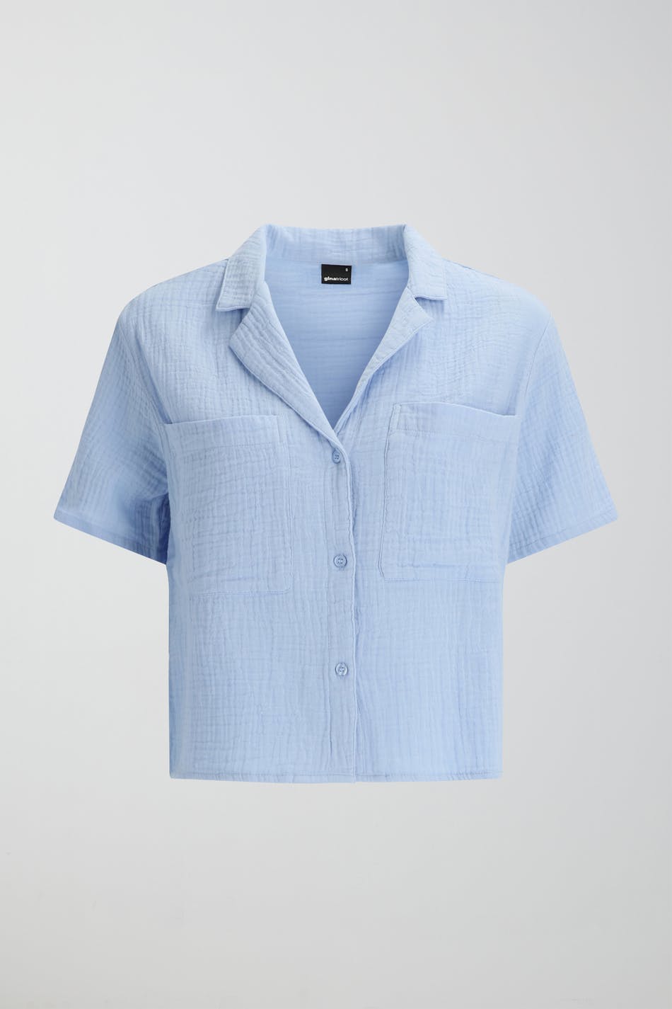 Gauze pyjamas shirt
