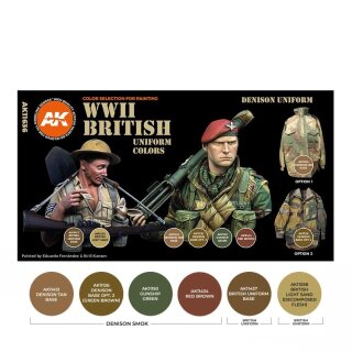WII British Uniforms Colors
