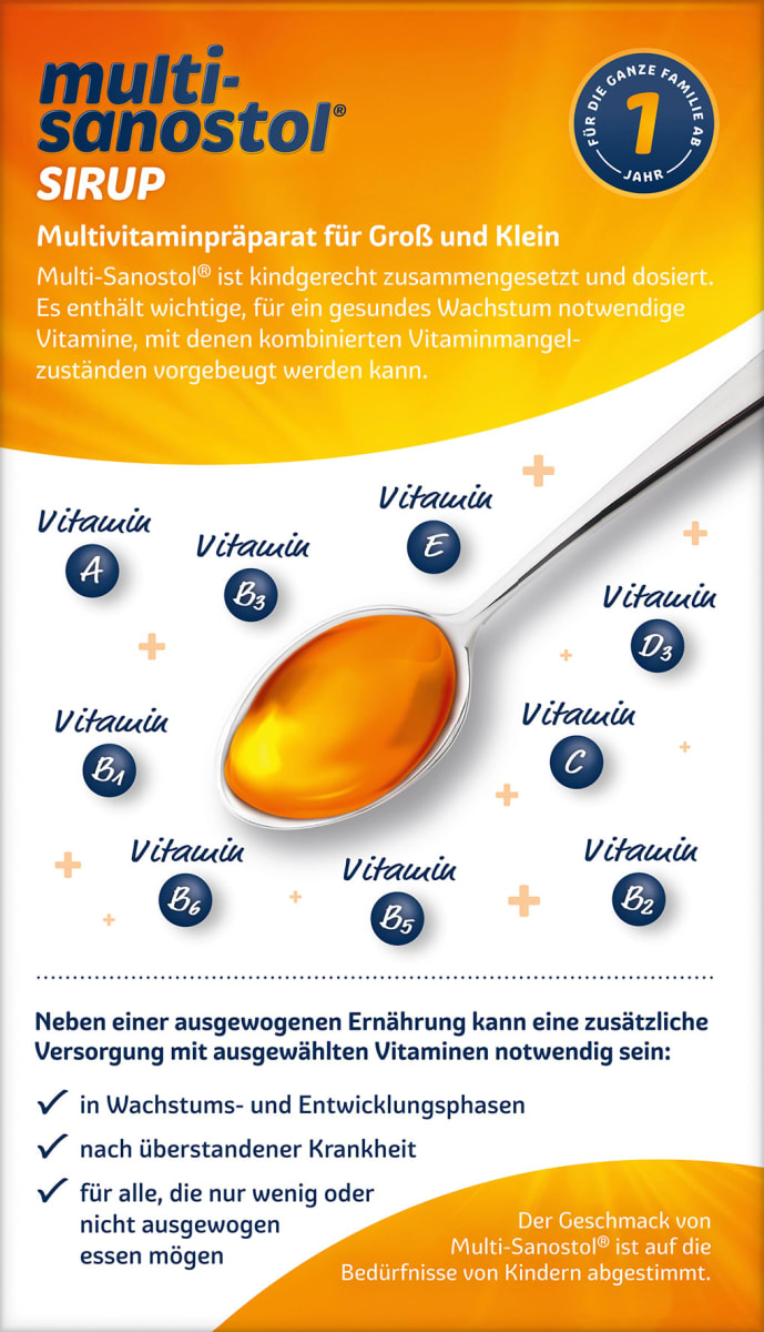 Multi-Sanostol Sirup, 300 g