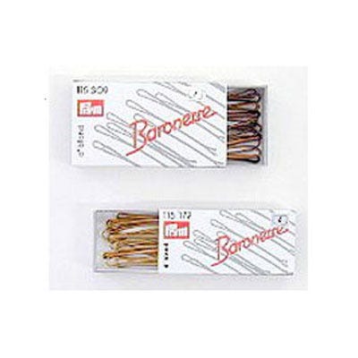 Baronesse Haarklemmen 6,5cm 12er-Pack Schwarz