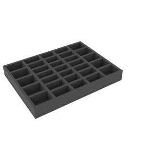 Feldherr Einlage für die KDM 1.5 Brettspielbox - 31 mittelgroße Kingdom Death Monster 1.5 Miniaturen