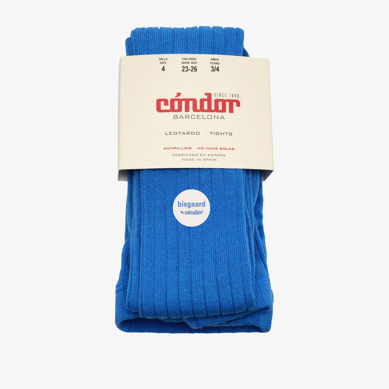 rib strumpfhosen - Blau
