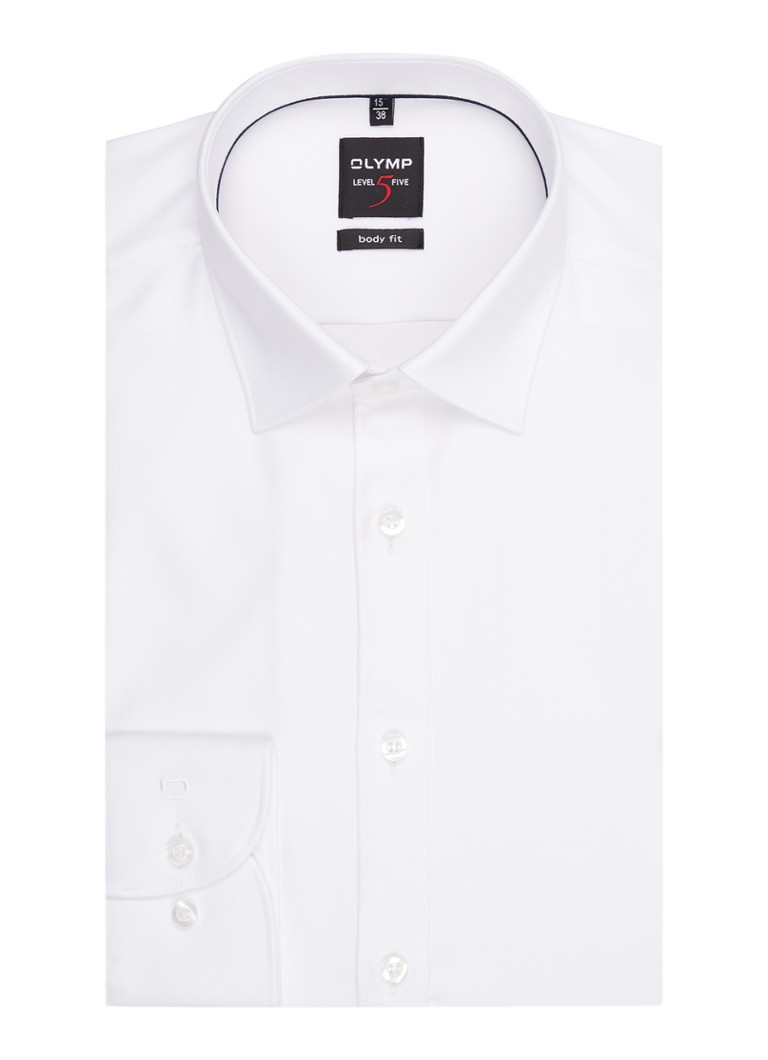 Olymp Level Five cotton body fit shirt