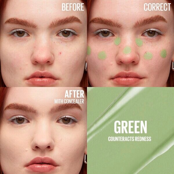 Maybelline New York Instant Eraser zöld színkorrekciós korrektor