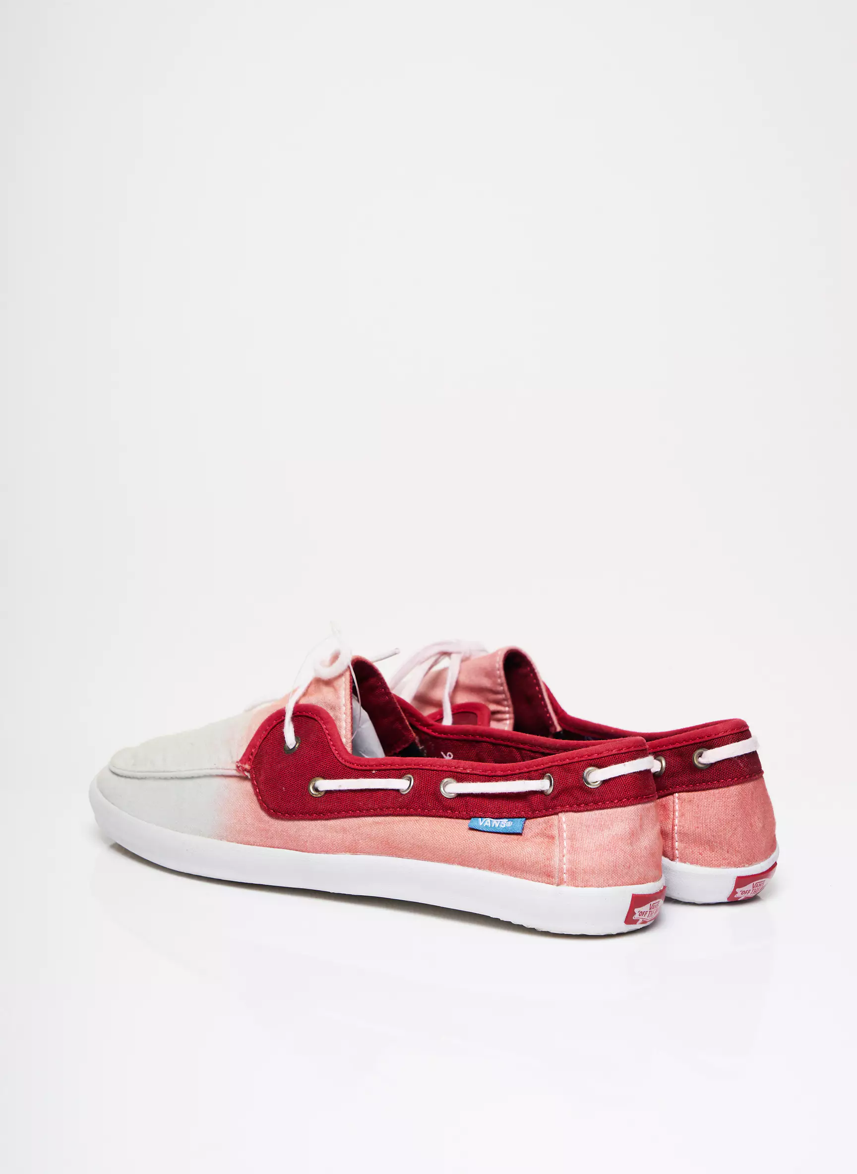 Vans Chaussures Bateau Homme couleur rouge