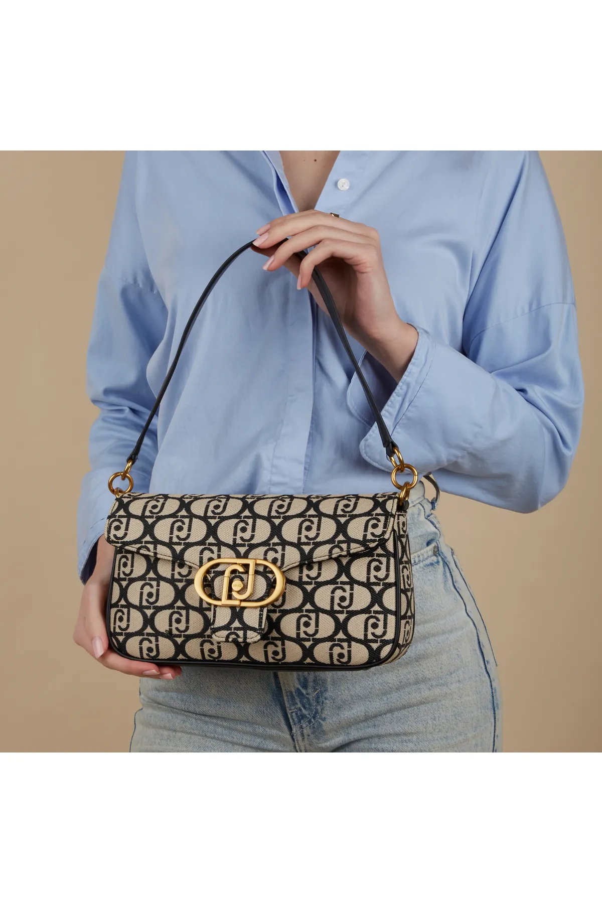 1'ASLAN  Liu Jo Daurin Damen Schultertasche Schwarz Aa4314t6438-22222