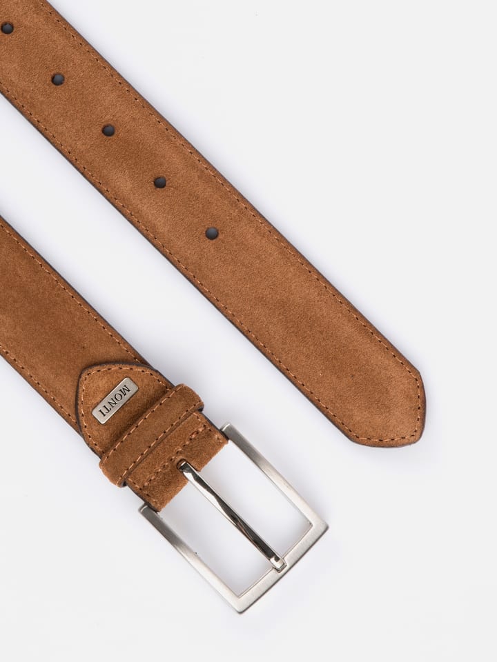 Monti Ledergürtel MONTREAL in cognac uni günstig kaufen