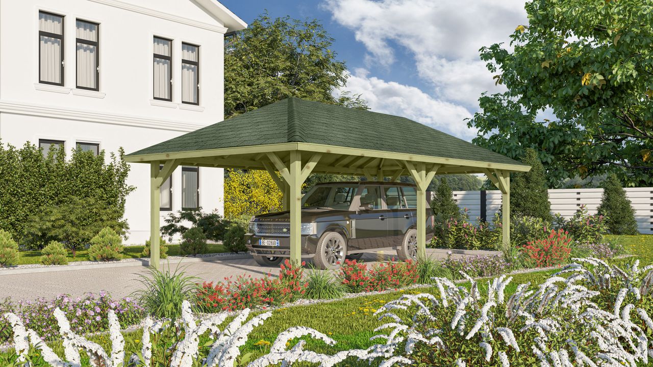 Karibu Pavillon Carport 