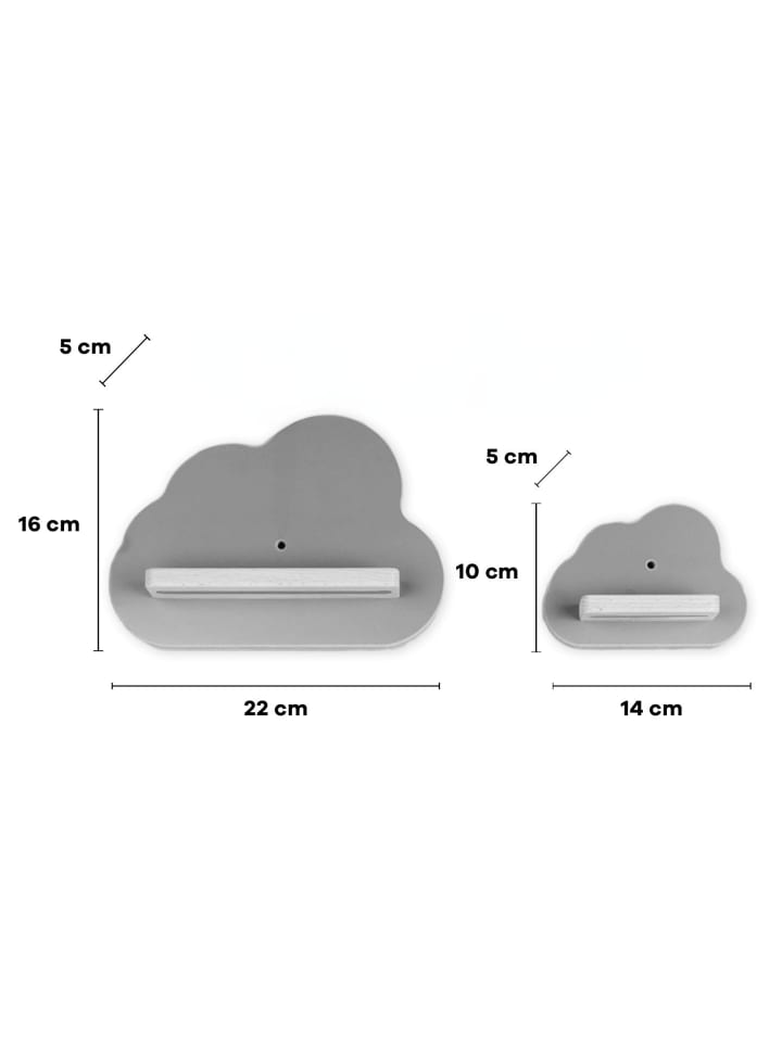 BOARTI Regal Holz Wolke Kinder Toniebox Tonies Figuren in Weiß günstig kaufen onesize