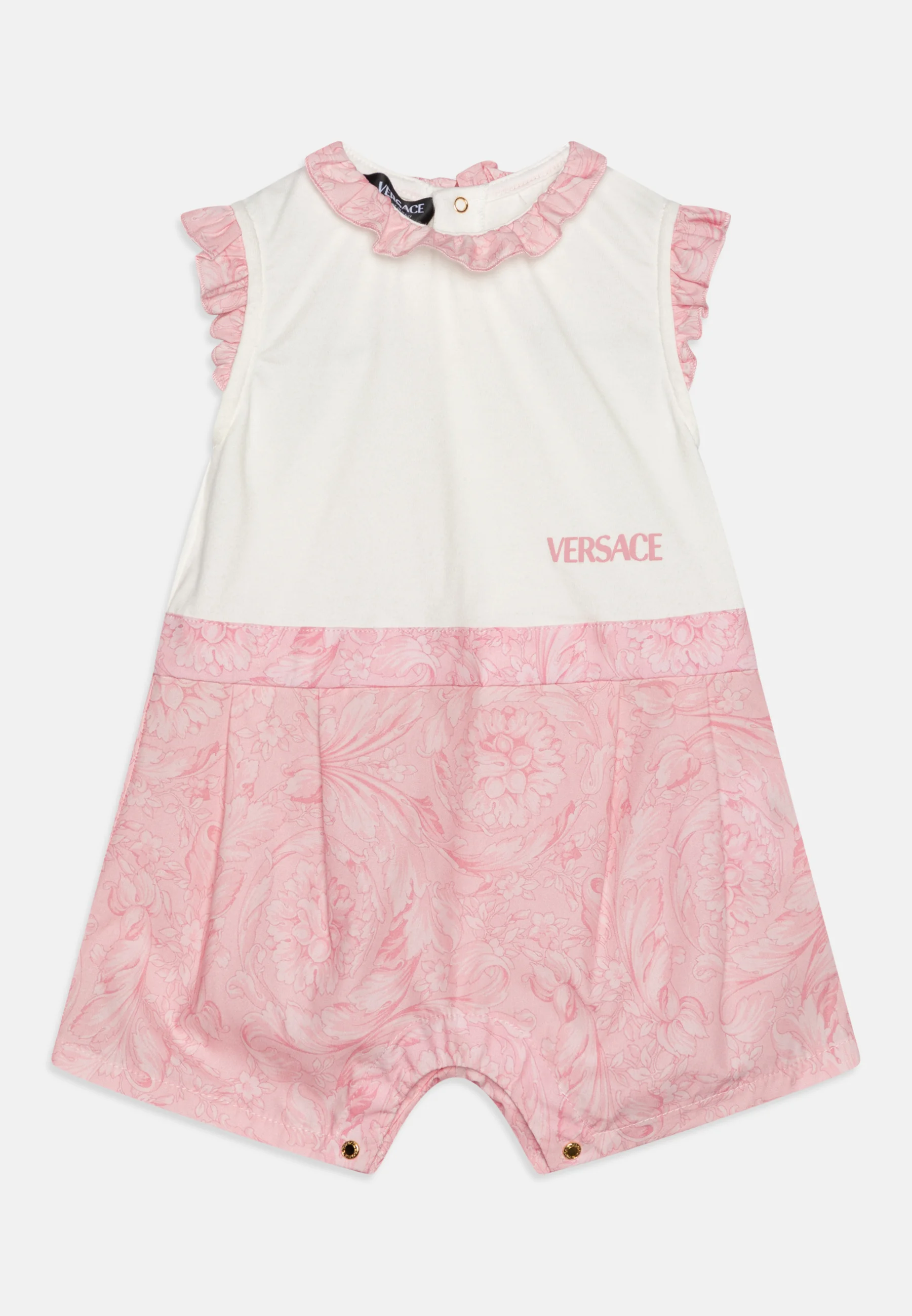 Versace Pelele infantil con estampado del logotipo Barroco unisex - Mono
