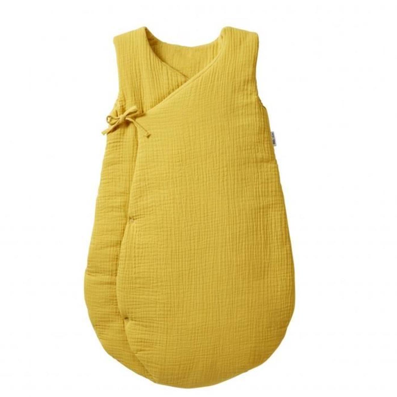 Gigoteuse doublée en gaze de coton, AMBRE gris