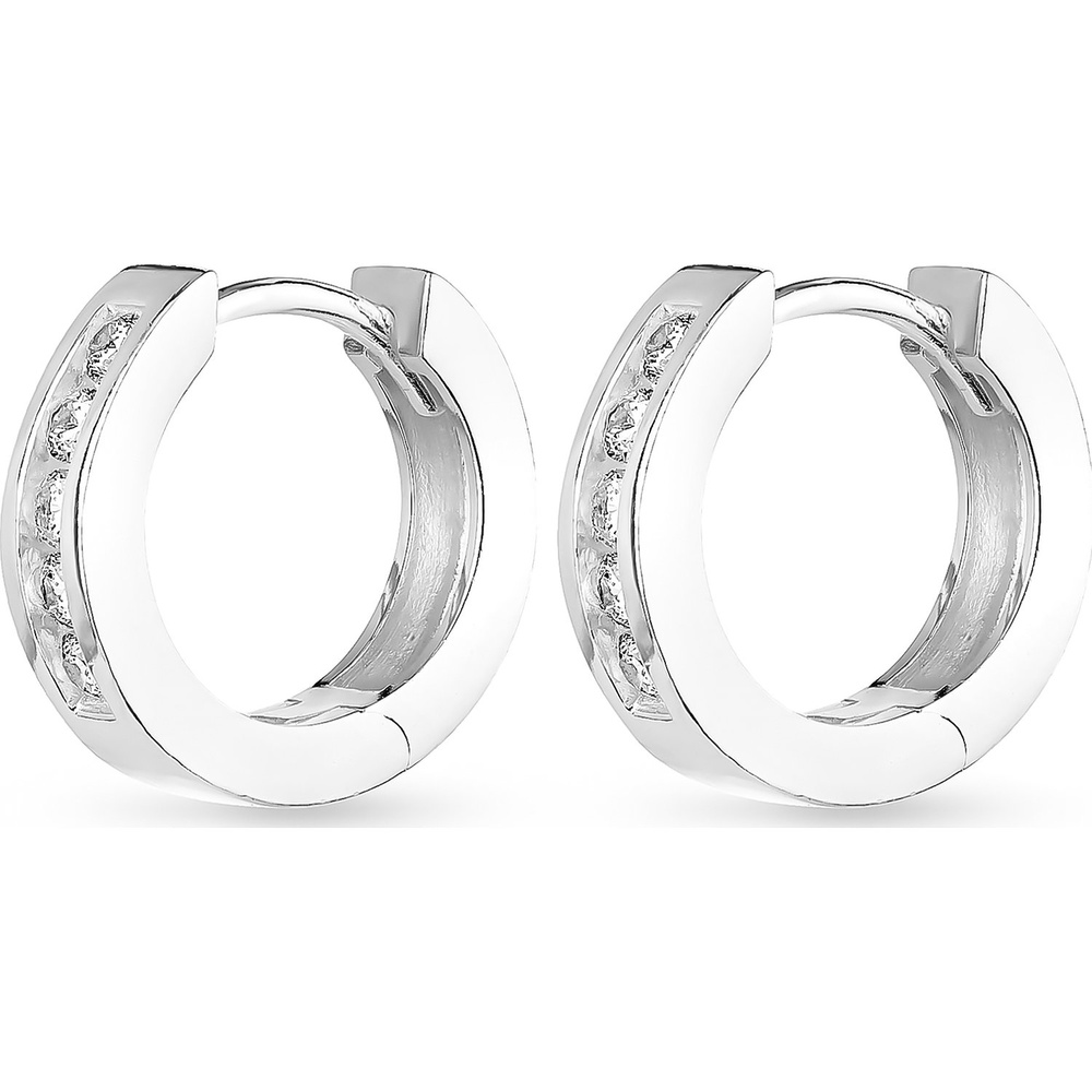 FAVS Créoles 925 Argent Boucles d'oreilles