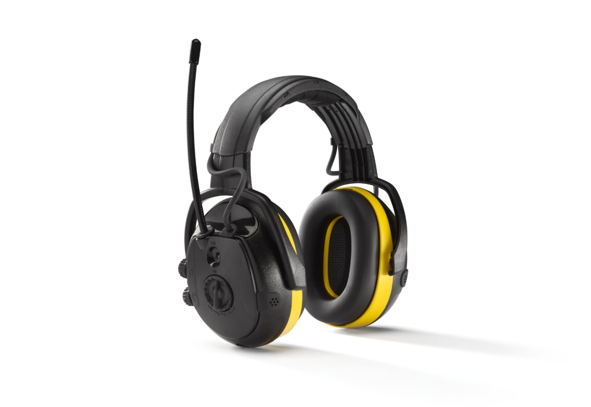 Hellberg 46002-001 SECURE 2H REACT Nauszniki z pałąkiem na głowę SNR 30 dB z radiem AM/FM + LD
