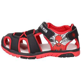 Spiderman Sandale in schwarz