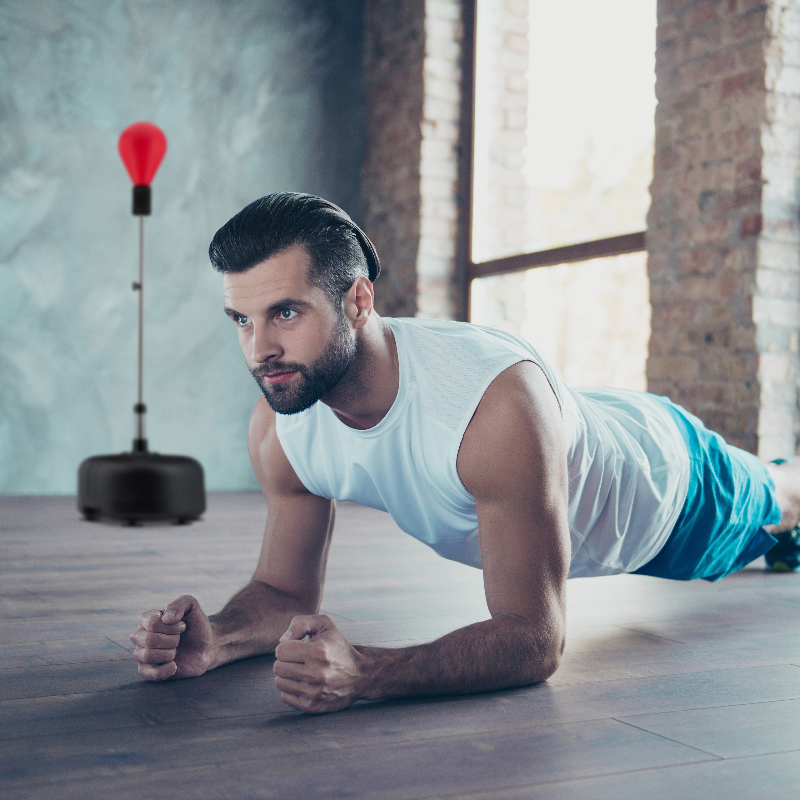 relaxdays Punchingball Punchingball für Erwachsene