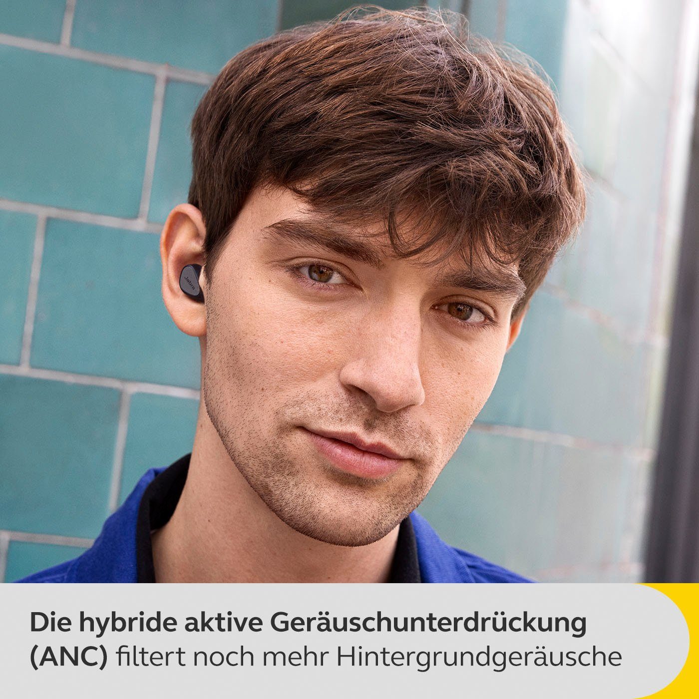Jabra Elite 5 wireless In-Ear-Kopfhörer (Active Noise Cancelling (ANC), Alexa, Google Assistant, Siri, Bluetooth, mit hybrider aktiver Geräuschunterdrückung (ANC)