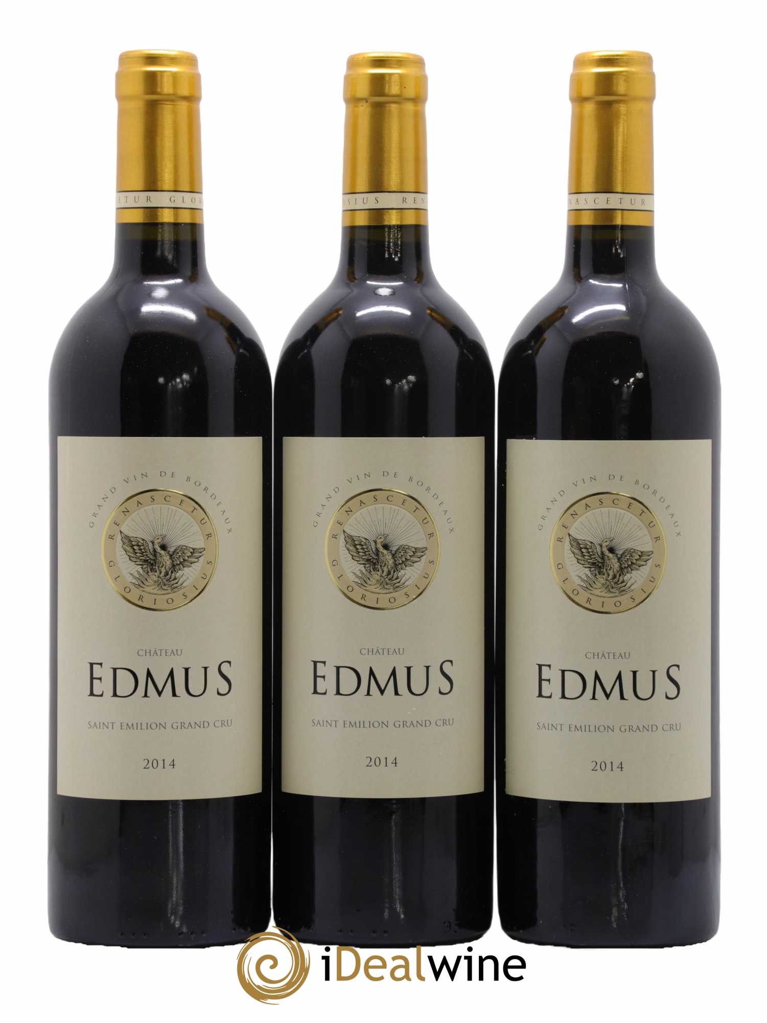 Château Edmus Grand Cru  2014 - Lot de 3 Bouteilles