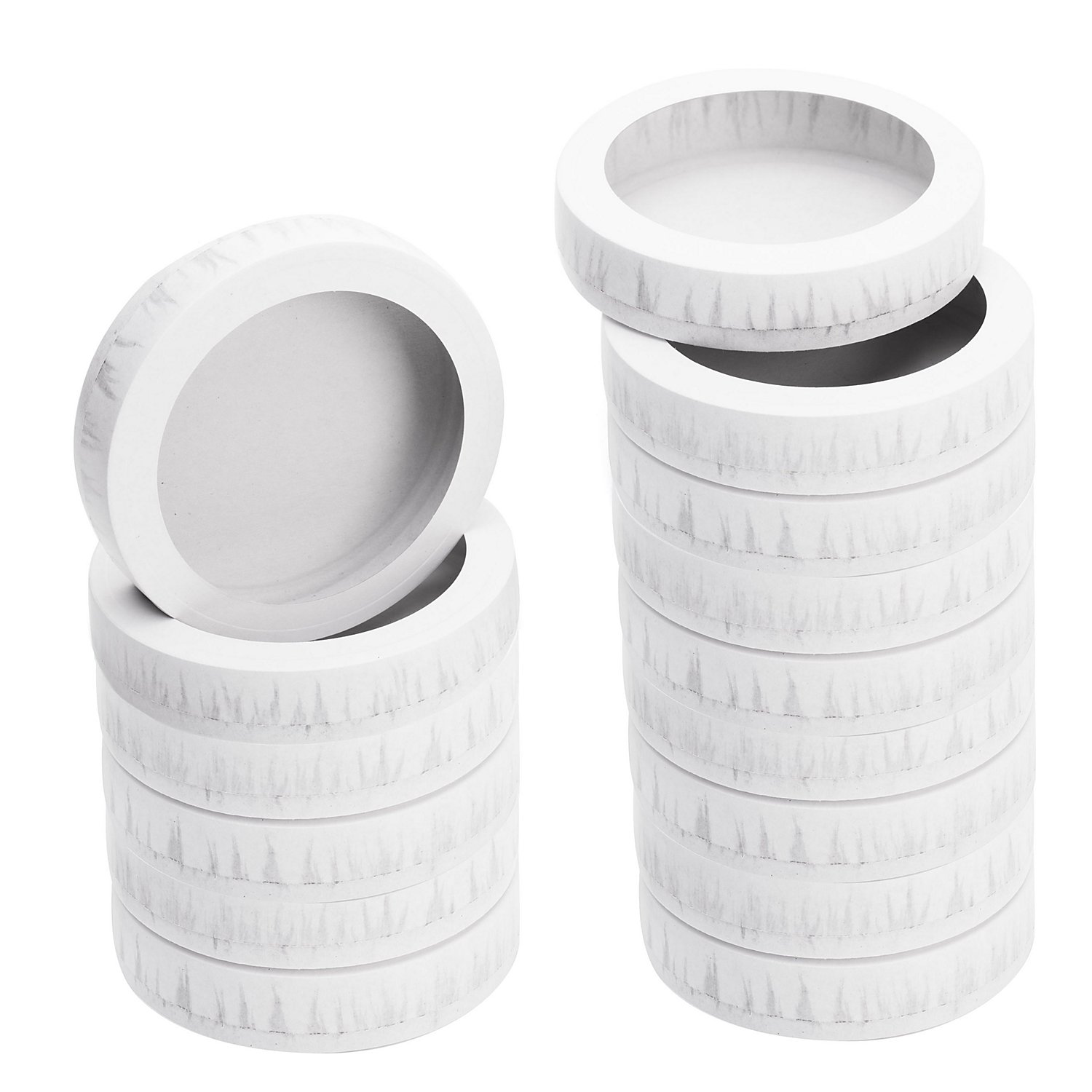 Mini-Laternendeckel und -boden, 11 cm Ø, 25 Stück