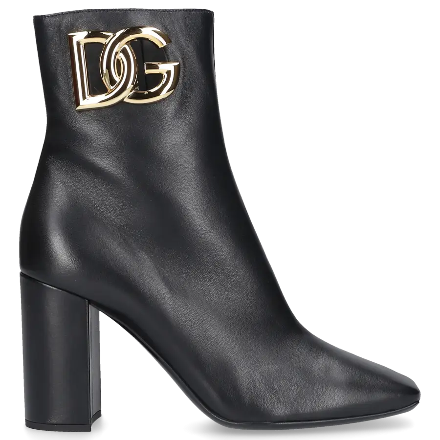 Dolce & Gabbana - Klassische Stiefeletten JACKIE 90 Kalbsleder - schwarz