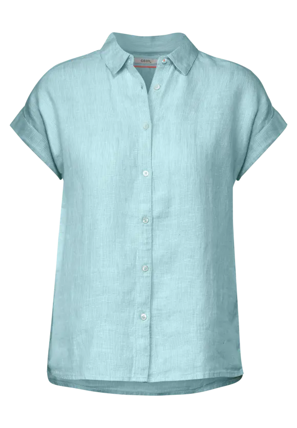 CECIL Leinen Chambray Bluse