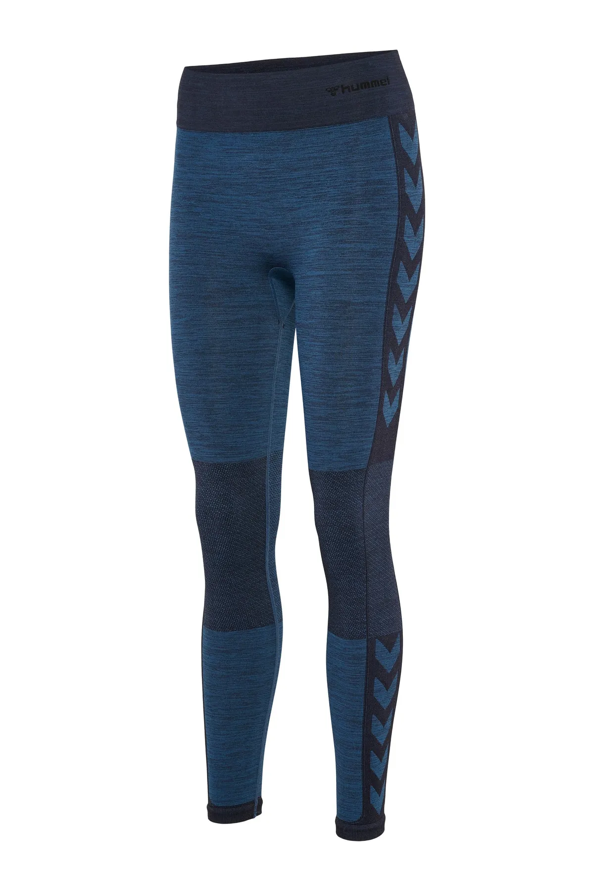 hummel  Sport-Leggings - Blau - Mittlerer Bund