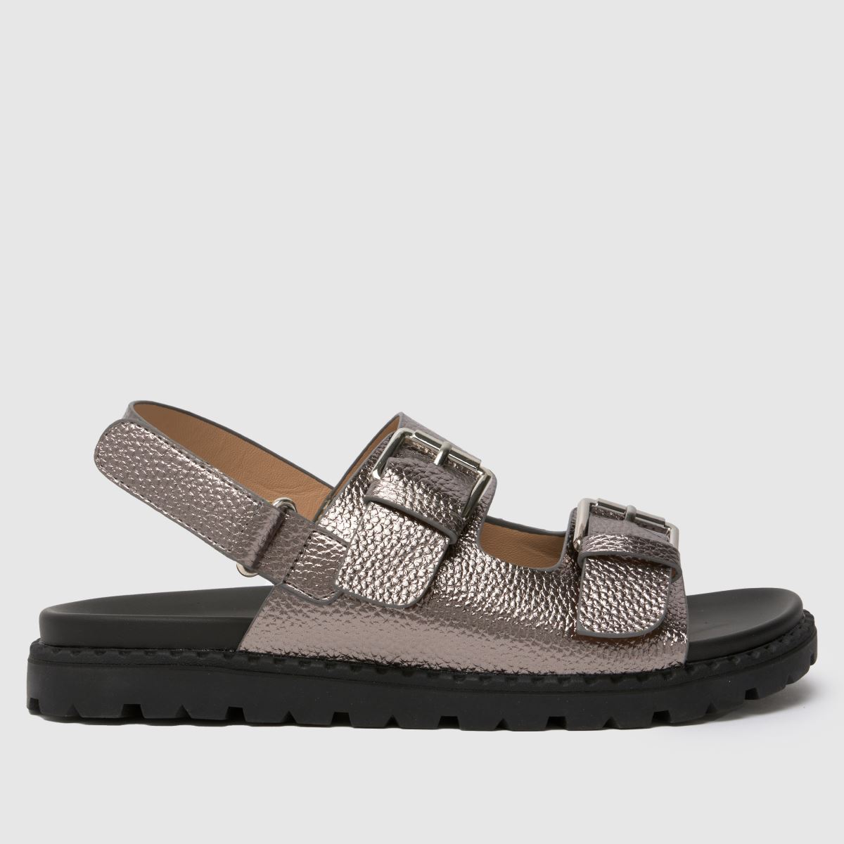 Schuh silverfärgade Tyra grova flickor/ungdomssandaler