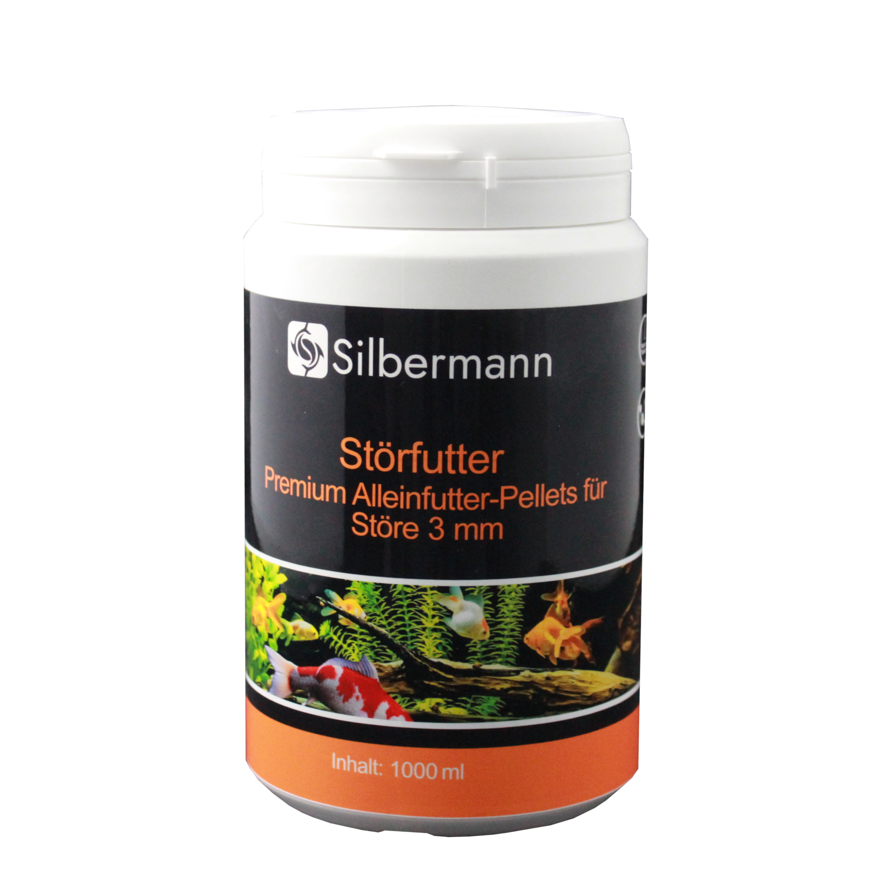 Silbermann Hauptfutter Silbermann Störfutter 3 mm 1 kg