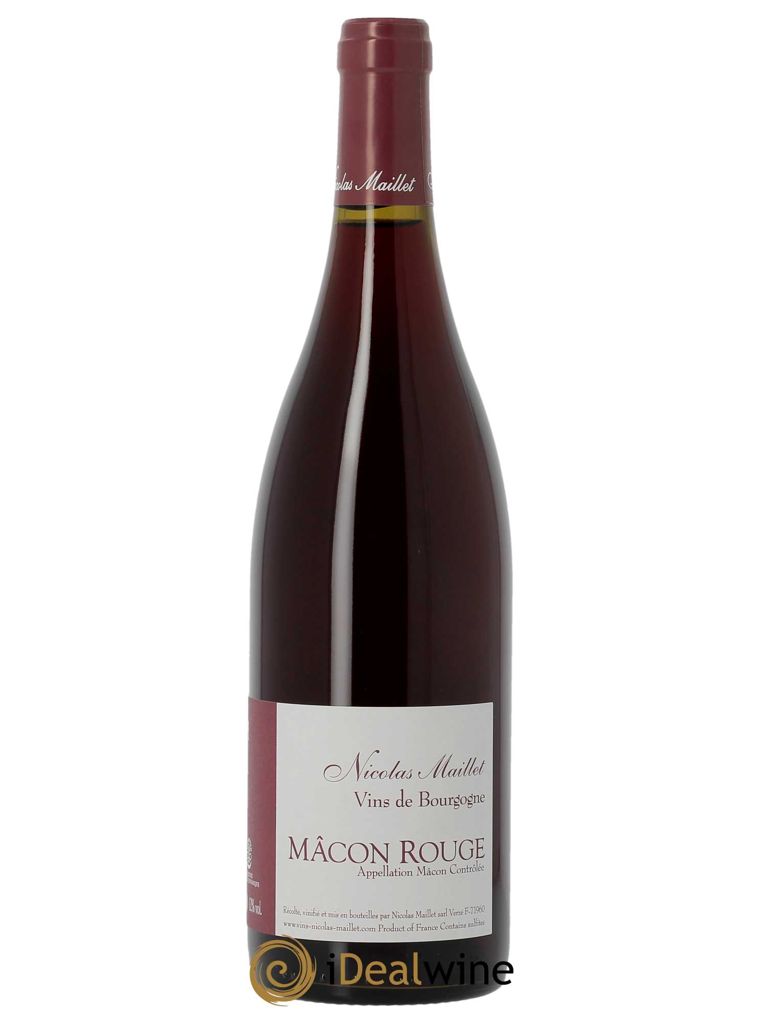 Mâcon Nicolas Maillet  2021 - Lot de 1 Bouteille