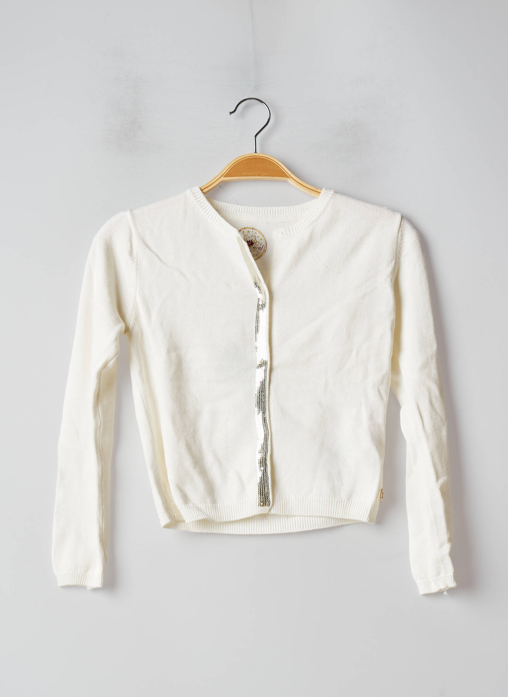 Sergent Major Cardigans Fille couleur blanc