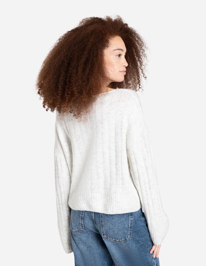 Strickpullover - Gerollte Abschlüsse