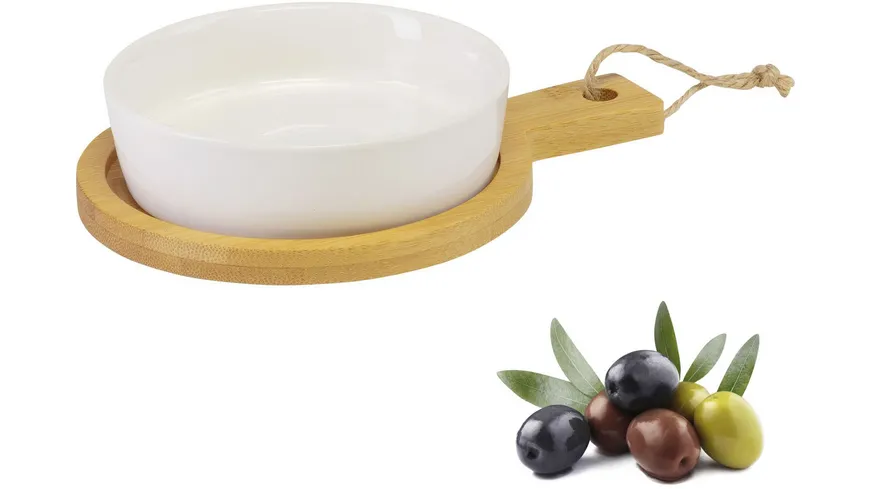 WESTMARK Keramikschälchen »Tapas + Friends«, auf Bambus, ø 11 cm