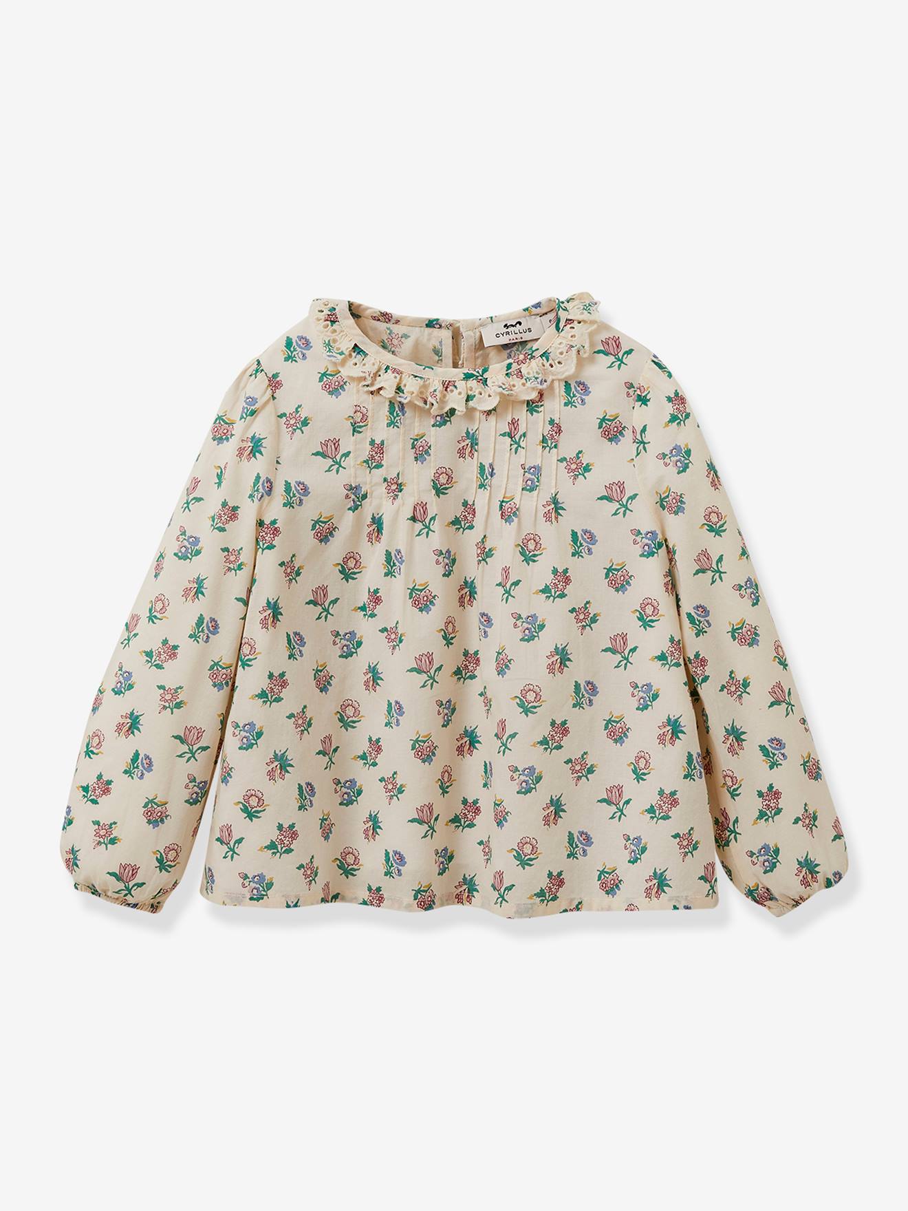Cyrillus Mädchen Bluse SUZY CYRILLUS - wollweiß