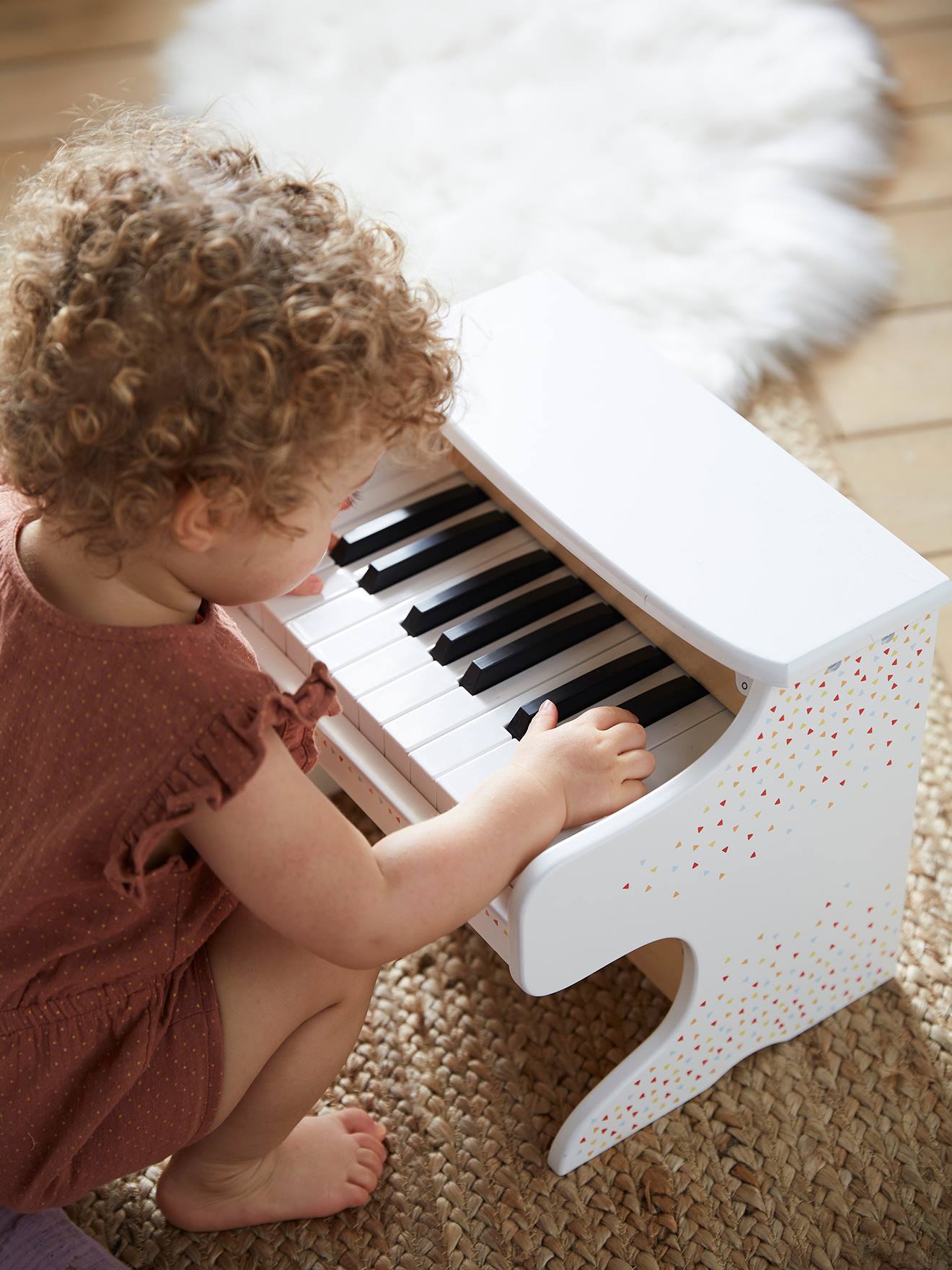 Piano en bois FSC® multicolore