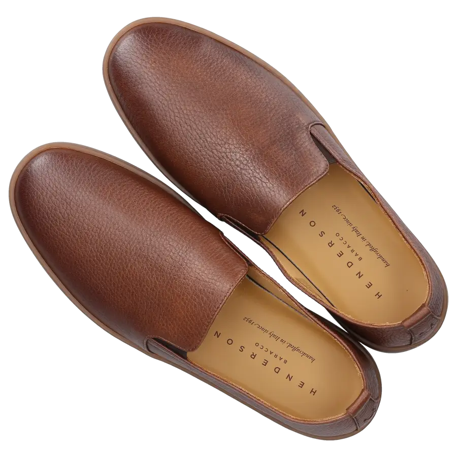 Henderson - Slipper RODI Hirschleder - braun
