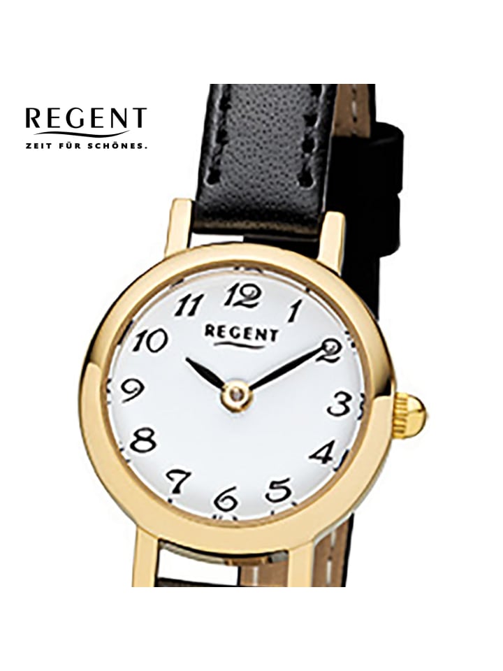 Regent Armbanduhr Regent Mini schwarz klein (ca. 20mm) günstig kaufen onesize