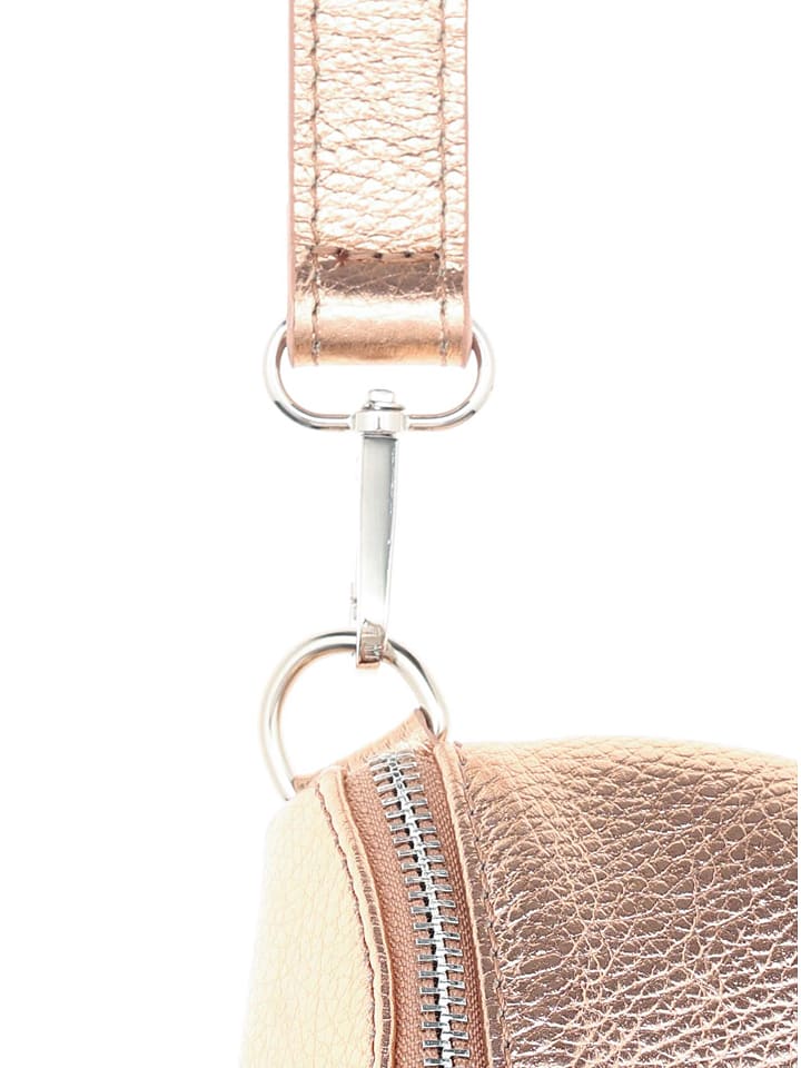 Zwillingsherz Leder-Umhängetasche in Gold - (B)24 x (H)15 cm günstig kaufen onesize