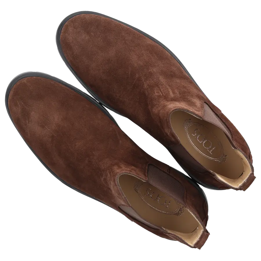 Tod's - Chelsea Boots M59K0 Veloursleder - braun