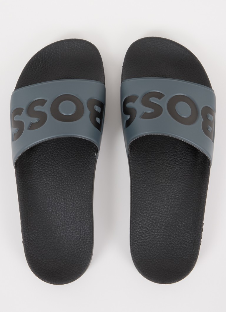 Kapcie HUGO BOSS z logo Aryeh