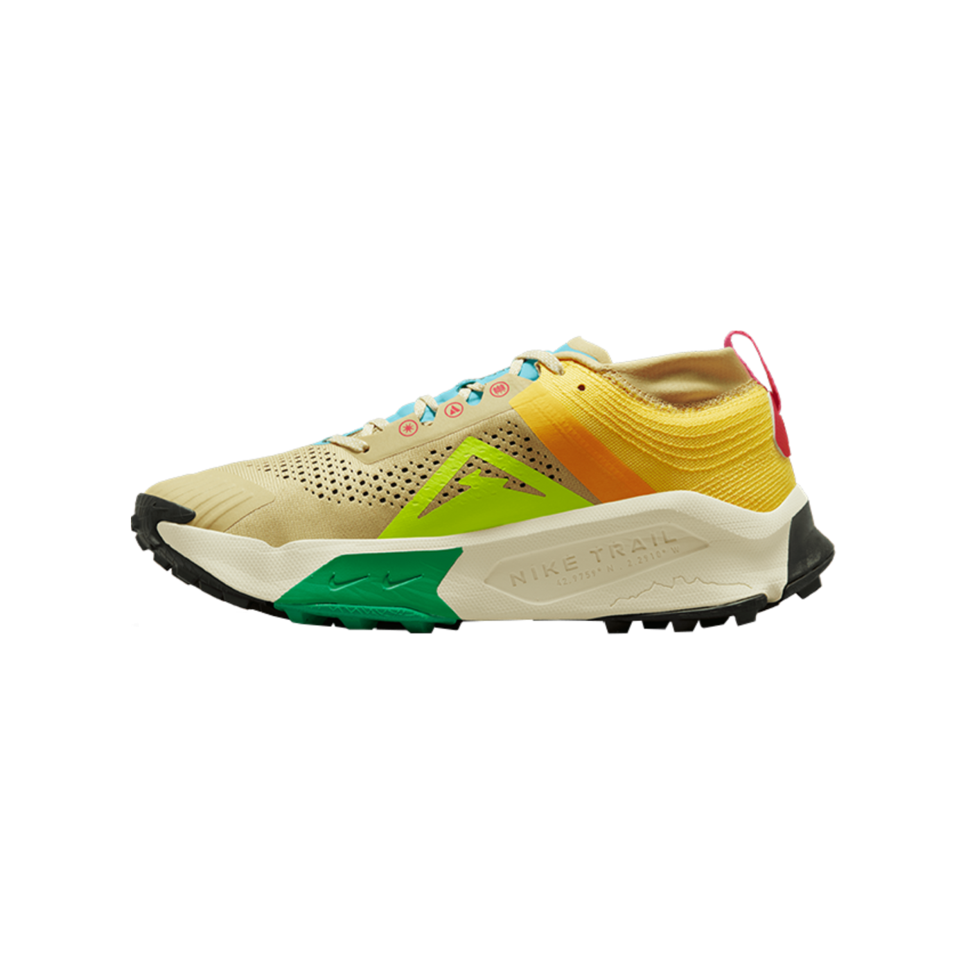 Nike ZoomX Zegama Trail Gold Grün F700