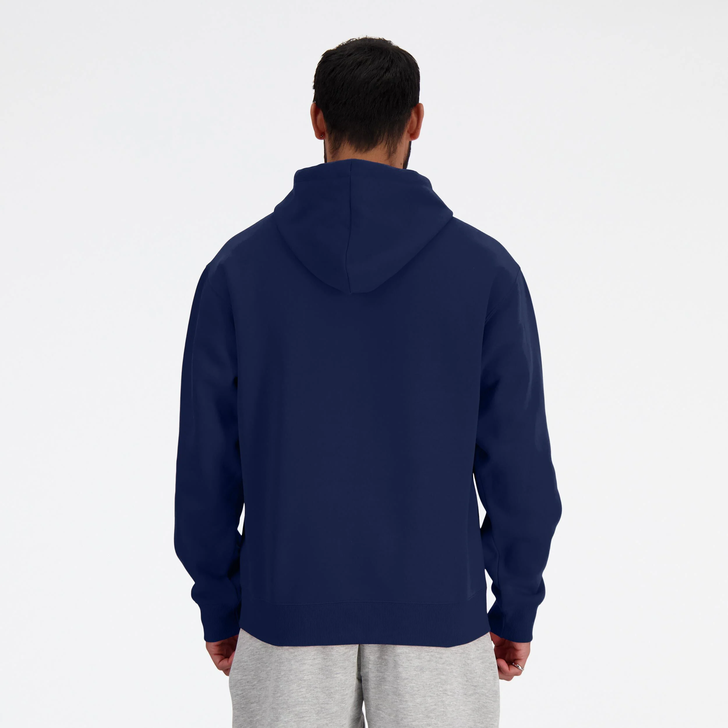 Logo French Terry Hoodie Hoody Herren - Dunkelblau